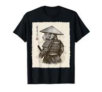 Samurai Guerrero Tigre Japonés Katana Bushido Animal Art Camiseta