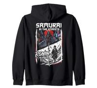 Samurai In The Streets Ronin In The Sheets Bushido Japanese Sudadera con Capucha