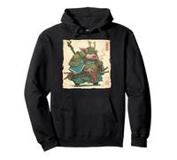 Samurai Jabalí Arte Japonés Vintage Guerrero Cerdo Zodíaco Regalo Sudadera con Capucha