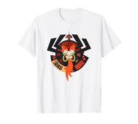 Samurai Jack Aku Round Frame Camiseta