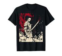 Samurai Japanese Anime Horror Dark Fantasy Warrior Gothic Camiseta