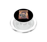 Samurai japonés Boba Tea Warrior Ukiyo Bubble Tea Samurai PopSockets PopGrip para MagSafe