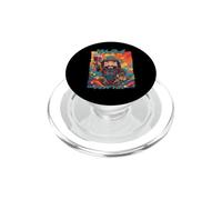 Samurai japonés Boba Tea Warrior Ukiyo Bubble Tea Samurai PopSockets PopGrip para MagSafe