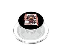 Samurai japonés Boba Tea Warrior Ukiyo Bubble Tea Samurai PopSockets PopGrip para MagSafe