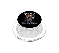 Samurai japonés Boba Tea Warrior Ukiyo Bubble Tea Samurai PopSockets PopGrip para MagSafe