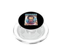 Samurai japonés Boba Tea Warrior Ukiyo Bubble Tea Samurai PopSockets PopGrip para MagSafe