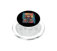 Samurai japonés Boba Tea Warrior Ukiyo Bubble Tea Samurai PopSockets PopGrip para MagSafe