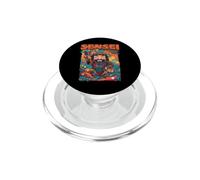 Samurai japonés Boba Tea Warrior Ukiyo Bubble Tea Samurai PopSockets PopGrip para MagSafe