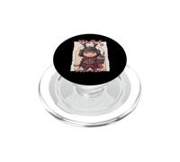 Samurai japonés Boba Tea Warrior Ukiyo Bubble Tea Samurai PopSockets PopGrip para MagSafe