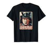 Samurai Japonés Ukiyo-e Anime Retro Japón Bushido Souvenir Camiseta