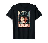 Samurai Japonés Ukiyo-e Anime Retro Japón Bushido Souvenir Camiseta