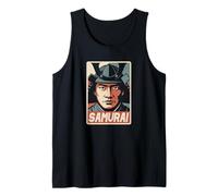 Samurai Japonés Ukiyo-e Anime Retro Japón Bushido Souvenir Camiseta sin Mangas