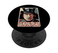 Samurai Japonés Ukiyo-e Anime Retro Japón Bushido Souvenir PopSockets PopGrip Adhesivo