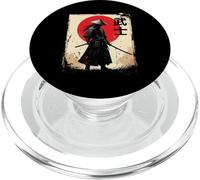 Samurai japonés Vintage Fighter Retro Art Design PopSockets PopGrip para MagSafe