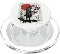 Samurai japonés Vintage Fighter Retro Art Design PopSockets PopGrip para MagSafe