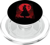 Samurai japonés Vintage Fighter Retro Art Design PopSockets PopGrip para MagSafe