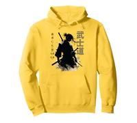 Samurai japonés Vintage Fighter Retro Art Design Sudadera con Capucha