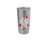Samurai Kanji Palabra Japonesa Arte Asiático Tradicional Vaso térmico de acero inoxidable de doble pared