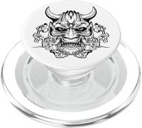 samurái, máscara de Hannya Oni/Japón Anime PopSockets PopGrip para MagSafe