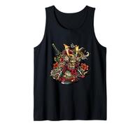 Samurai Máscaras Dragón Guerrero Feroz Camiseta sin Mangas