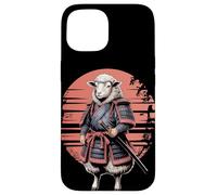 Samurái Oveja Katana Espada Carcasa para iPhone 15