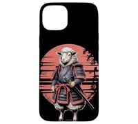 Samurái Oveja Katana Espada Carcasa para iPhone 15 Plus