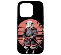 Samurái Oveja Katana Espada Carcasa para iPhone 15 Pro