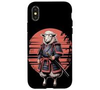 Samurái Oveja Katana Espada Carcasa para iPhone X/XS