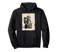 Samurai Panda Guerrero Arte Japonés Anime Panda Samurai Sudadera con Capucha