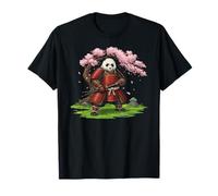 Samurai Panda Guerrero Japonés Estética Arte Ukiyo-E Camiseta