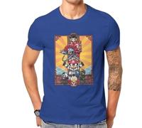 Samurai Pizza Cats 30s Anime Enter The Cats Tshirt Harajuku Gothic Men's Clothes Tops Big Size Cotton Crewneck