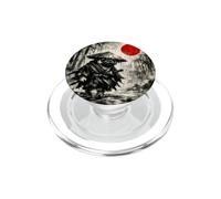 Samurai Pug Dog Japanese Wash Painting - Sumi-e Art PopSockets PopGrip para MagSafe