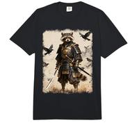 Samurai Raccoon, gráfico de Anime para Hombre, Guerrero japonés Comfort Colors Adult Heavyweight T-Shirt