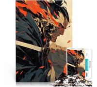 Samurai Rompecabezas para Adolescentes de 1000 Piezas Juguetes adictivos Que desafían la Inteligencia Cerebral Regalo para cumpleaños 38x26cm