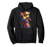Samurai Ronin Guerrero Sombrero de Paja Ilustración Arte Sudadera con Capucha