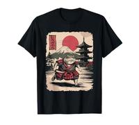 Samurai Sapo Rana Vintage Japonés Camiseta