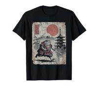 Samurai Sapo Rana Vintage Japonés Camiseta