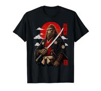 Samurai Sasquatch Japonés Bigfoot Warrior Bushido Katana Camiseta