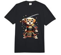 Samurái Shih Tzu Comfort Colors Adult Heavyweight T-Shirt