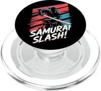 Samurai Slash Cultura Pop Estética Japonesa PopSockets PopGrip para MagSafe