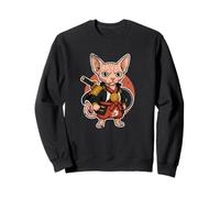 Samurai Sphynx Cat Warrior Japón Sudadera