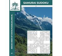 Samurai Sudoku 1* puzzelboek: 100 Samurai Sudoku puzzels voor volwassenen - Makkelijk
