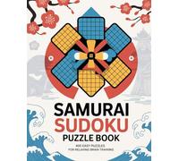 Samurai Sudoku Puzzle Book: 400 Easy Puzzles for Relaxing Brain Training