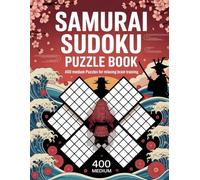 Samurai Sudoku Puzzle Book: 400 Medium Puzzles for Relaxing Brain Training