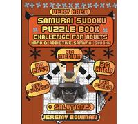Samurai Sudoku Puzzle Book Challenge for Adults: Brain Training Samurai Sudoku for Adults | 132 Puzzles from Easy to Hard | Large Print Logic Games with Solutions, FUN, Relaxation