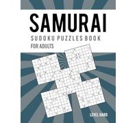 Samurai Sudoku Puzzles Book for Adults (Level Hard): Activity Magic Squares or Games Brain