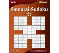Samurai-Sudoku - Schwer - Band 4 - 159 Rätsel