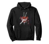 Samurai Sword Spirit en estética Japonesa Retro Vaporwave Sudadera con Capucha
