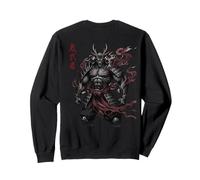 Samurai Warrior Demon Dark Fantasy Japonés Manga Sudadera