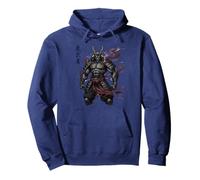 Samurai Warrior Demon Dark Fantasy Japonés Manga Sudadera con Capucha